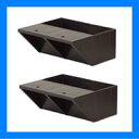 LABRICO(ラブリコ) 2×4 棚受シングル ブロンズ(DXB-2) 2個入り
