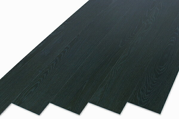貼るだけ簡単フローリング　ブラックシールを貼る感覚で床の張替が簡単にできます