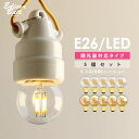 【5個セット】【調光器対応】【E26ミニボール形】エジソン バルブ EDISON BULB (LED/4W/100V/口金E26) E26ミニGLOBE 昼白色 電球色 ミニ丸型 LED 照明 エジソン電球 フィラメントLED