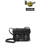 【公式】ドクターマーチン バッグ 7inch Leather Satchel Bag Black AB098001 Dr.Martens 7インチ レザー サッチェルバッグ