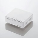 【お取り寄せ】ELECOM(エレコム)1000BASE-T対応 スイッチングハブ(5ポート・ホワイト・マグネット付)|EHC-G05PA-JW-K