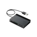【お取り寄せ】ELECOM(エレコム) USBハブ付き48+5メディア対応カードリーダ MR-C24BK|MR-C24BK