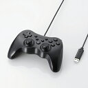 【お取り寄せ】ELECOM(エレコム) 12ボタンUSBゲームパッド(振動あり) JC-U3712FBK|JC-U3712FBK