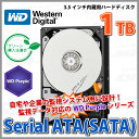 【HDD 内蔵 3.5インチ SATA 1TB IntelliPower】 Western Digital(ウエスタン デジタル) Serial ATA 内蔵用ハードディスク 3.5インチ 1TB WD Purple(WD10PURX)【RCP】