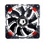 ID-COOLING PWM 12cm 赤LEDファン (CF-12025-R) 【RCP】