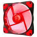 【PCケース】【ファン】【パソコンパーツ】AINEX LED搭載 ケース用ファン120mm レッド (SC-120-R) 【RCP】