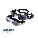 【Doggles　(ドグルス）】K9 Optix Silver Frame Black Lens (犬用サングラス）　【W3】【SBZcou1208】