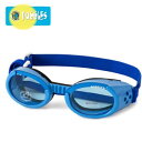 【Doggles　(ドグルス）】Shiny Blue ILS Doggles with Blue Lens（ILS犬用ゴーグル） 【W3】