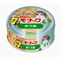 モナ-ク7歳からかつお80g【D】ペット館特別価格♪