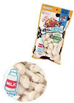 ワンコインおやつ骨型ガムミルク味ミニ20本入り