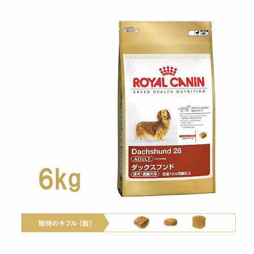 [ロイヤルカナン20％OFF] ロイヤルカナンダックスフンド(成犬・高齢犬用)6kg [AA]【D】