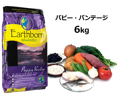 【40%OFF セール】EARTHBORN HOLISTICアースボーンホリスティック　ドッグフードパピーバンテージ（幼犬用） 6kg※パッケージサイズが変更になりました。