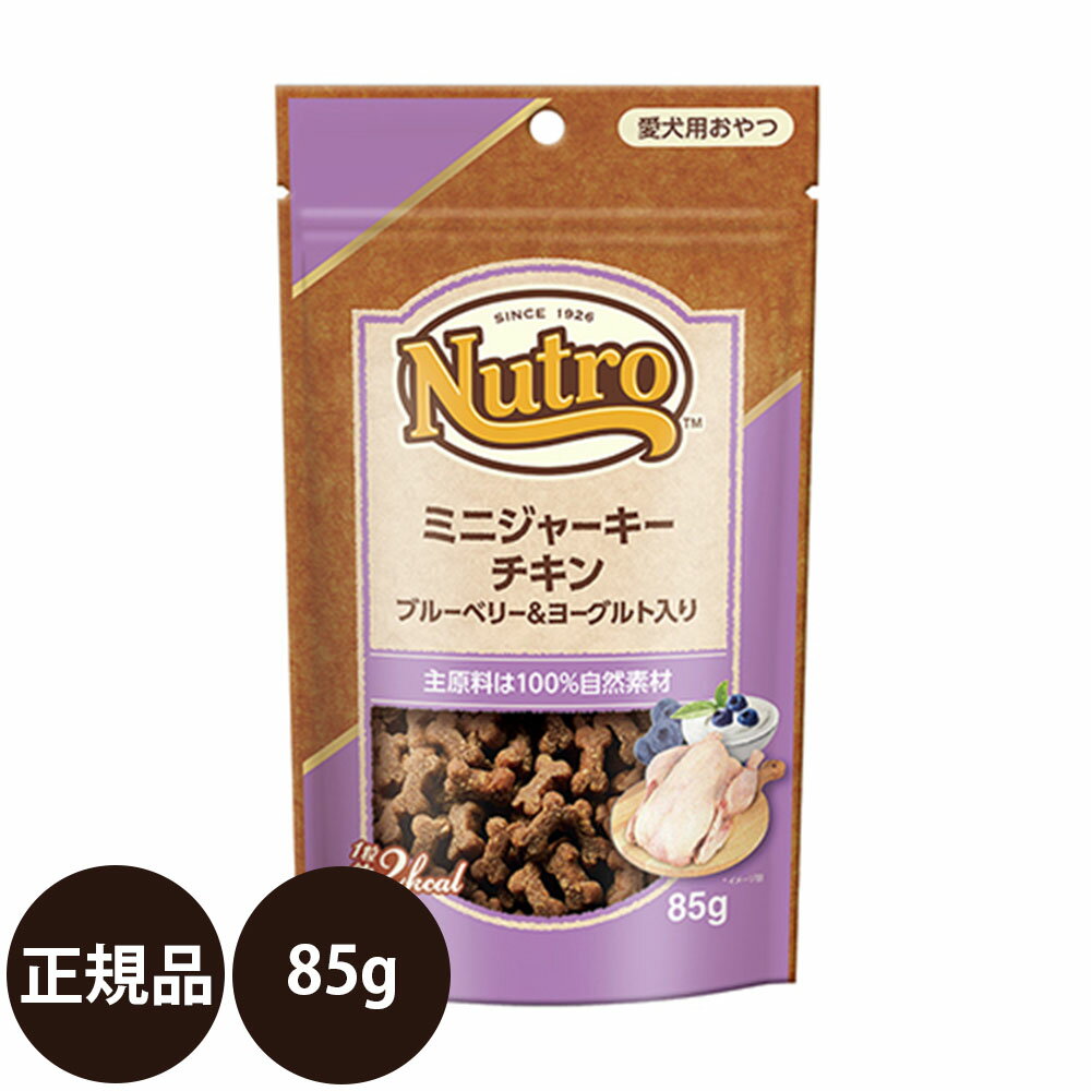 ニュートロ ミニジャーキー チキン ヨーグルト＆ブルーベリー入り 成犬用 85g