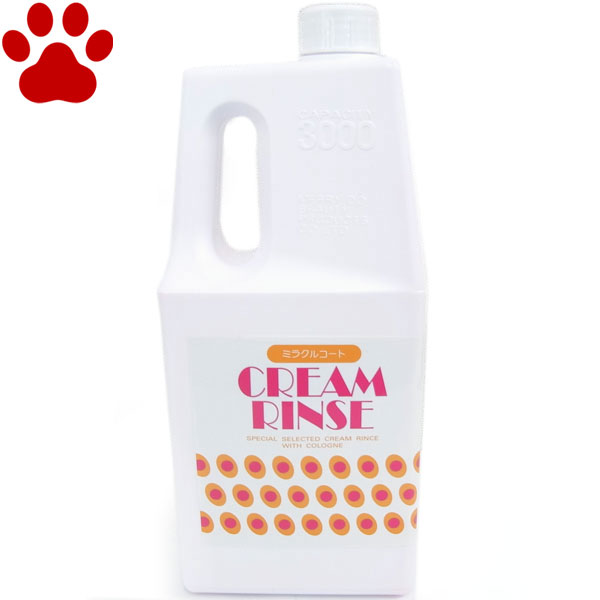 【60】 ニチドウ ミラクル リンス 全犬種用 3L