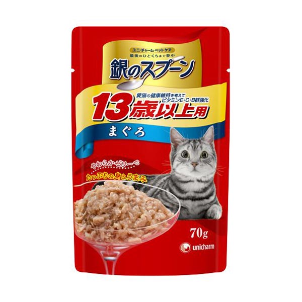 銀のスプーンパウチ　13歳以上用　まぐろ 70g [AT]☆1,050円以上で送料無料＆ポイント10倍（一部商品除く）〜8/17 9:59☆