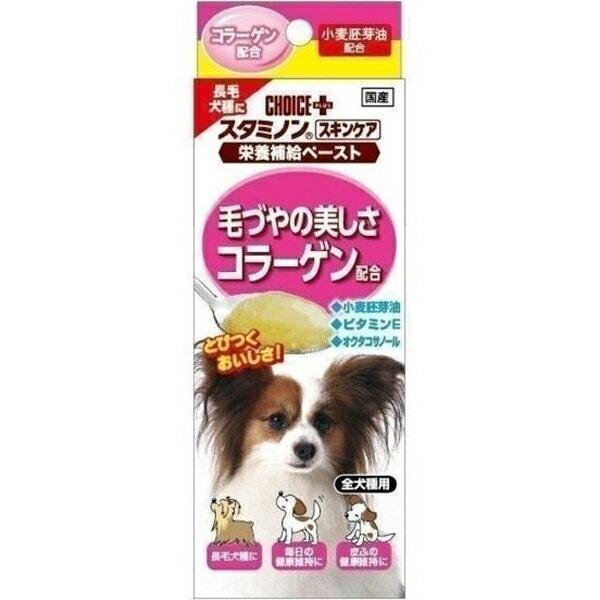 CHOICE+ 犬用サプリメント スタミノン スキンケア 40g[DA]☆1,050円以上のお買い物で送料無料 7/20 9:59まで☆