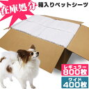 【在庫処分】超薄型ペットシーツ レギュラー800枚/ワイド4...