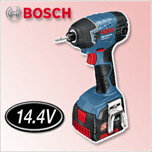 【ボッシュ】バッテリーインパクトドライバー《GDR14.4V-LIN》リチウムイオン14.4Vシリーズケース、バッテリ2個、充電器付き「インパクトドライバ」