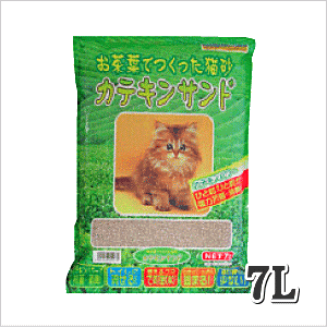 ★SALE★ 新東北化学工業 猫砂 お茶葉でつくった カテキンサンド 7L