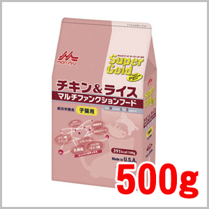 森乳サンワールド スーパーゴールド チキン＆ライス 子猫用 500g