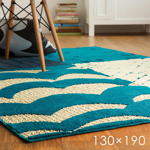 【エントリーで店内全品★ポイント10倍★】ミカゲラグ MIKAGE RUG ホットカーペット対応ラグ 130×190cm 国産 デザインライフ スミノエ