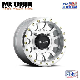 【Method Race Wheels(メソッドレース)正規代理店】14インチアルミ<strong>ホイール</strong> 4本セットMR401 UTV Beadlock 14×7J 4H156 +38 CB132汎用