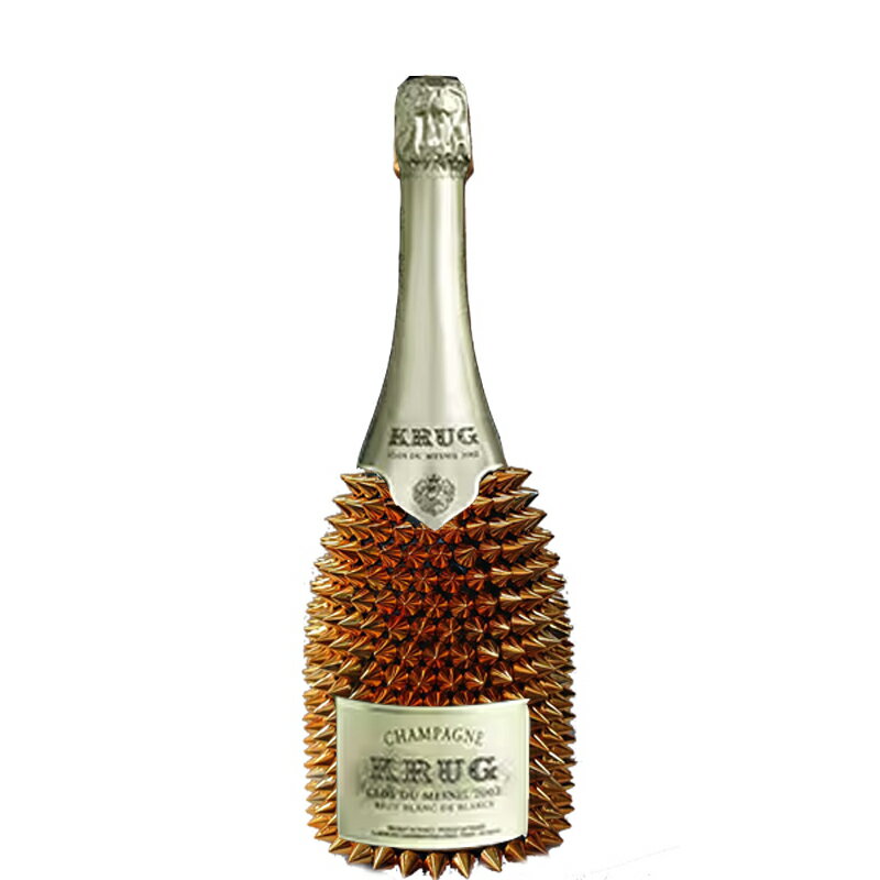 クリュッグ クロ・デュ・メニル デコレーションボトル 750ml ［フランス シャンパン KRUG 最高峰 単一区画 ブラン・ド・ブラン セレブ ギフト 高級 スパークリングワイン トゲトゲ トゲモエ］［送料無料］