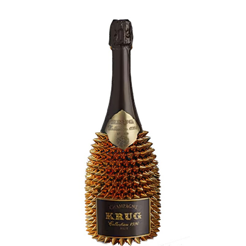 クリュッグ コレクション デコレーションボトル 750ml ［フランス シャンパン KRUG 最高峰 世界遺産級 ギフト プレゼント セレブ 高級 スパークリングワイン トゲモエ トゲトゲ］［送料無料］