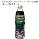 デルモンテ ブルーベリー 20% 750ml瓶【1ケース6本入り】