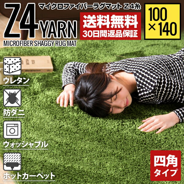 【6H限定もれなくP10倍★本日20時から】 ラグ シャギーラグ 送料無料 rug 100…...:dondon:10001308