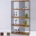 【送料無料】グラスシェルフ スリムタイプ ブラウン/ホワイト/ナチュラル W=83×D=31.5×H=149cm ガラスのフレームがワンランク上のモダンインテリアを演出。 透明感があるデザインが魅力のガラス収納棚 ディスプレイラックや店舗什器、間仕切りとしても◎