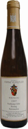 ホッホハイマー・ヘレ リースリング・ベーレンアウスレーゼ [1997] 375ml (フランツ・キュンストラー) Hochheimer Hoelle Riesling Beerenauslese [1997] 375ml (Franz Kuenstler) 【円高還元】【白 ワイン】