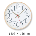 LEMNOS(レムノス)AYclockRC電波時計ホワイトAY14-10WH【P10】