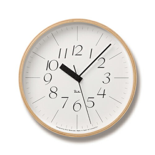 レムノス渡辺力Riki Clock／リキクロック　電波時計WR-07-1010P1Aug12