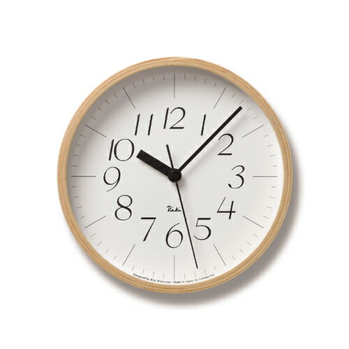 LEMNOS ( レムノス )掛け時計渡辺力Riki Clock／リキクロック　WR-0312(S)10P1Aug12