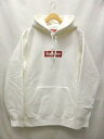 Supreme シュプリーム 16AW Box Logo Hooded Sweatshirt ボックス ロゴ フーデッド スウェットシャツ プルオーバー パーカ 白 サイズ:XL 【中古】【送料無料】