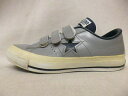 CONVERSE コンバース ONE STAR ワンスター ベルクロ レザー ローカットスニーカー グレー サイズ:25.5cm 【中古】【送料無料】