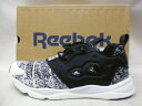 Reebok リーボック FURYLITE JF V69500 フューリーライト JF 黒 白 サイズ:26.0cm 【中古】【送料無料】