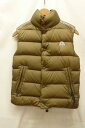 MONCLER モンクレール CHEVAL 091 43301 50 69833 シェバル ダウンベスト ベージュ 茶 サイズ:00 【中古】 【送料無料】