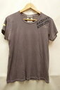 FREE CITY フリーシティー ダメージ加工 半袖 八月吉日 プリントTシャツ ロンハーマン グレー サイズ:M【送料無料】