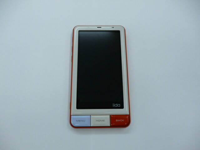 【中古】SHARP iida INFOBAR A01(NISHIKIGOI)[NISHIKIGOI][付属品：欠品なし][状態：B][白ロム][携帯電話・スマートフォン・インフォバー][1ヵ月保証付]