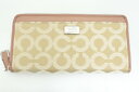 【中古】【レディース】COACH コーチ ラウンドファスナ 長財布 【未使用】