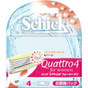 シック クアトロ4 フォーウーマン 替刃 4コ入 4891228302801 【取寄商品】
