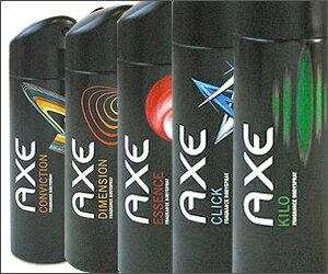 日本人の好みに合わせた5つの香りが選べる！【すべての男性に！】AXE　アックス　フレグランスボディスプレー(60g)　ユニリーバ