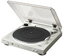 【中古】DENON アナログレコードプレーヤー USB録音機能/フルオート シルバー DP-200USB-SP