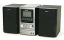 【中古】SONY ソニー CMT-M3(B)ブラック マイクロハイファイコンポーネントシステム(CD/MD/カセット/FM/AMチューナーコンポ)(本体HCD-M3とスピーカーS d2ldlup