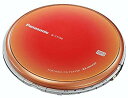 【中古】パナソニック ポータブルCDプレーヤー オレンジ SL-CT720-D