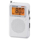 【中古】(未使用・未開封品) (楽々選局・大文字表示・イヤホン付属) AM/FM/ワイドFM対応 液晶表示ポケットラジオ RAD-P2226S-W wyeba8q