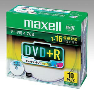 【maxell】PC　DATA用　DVD＋R　1−16倍速対応