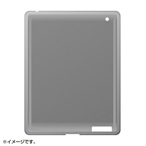 【サンワサプライ】iPad（第3世代）用セミハードケース（ブラック）